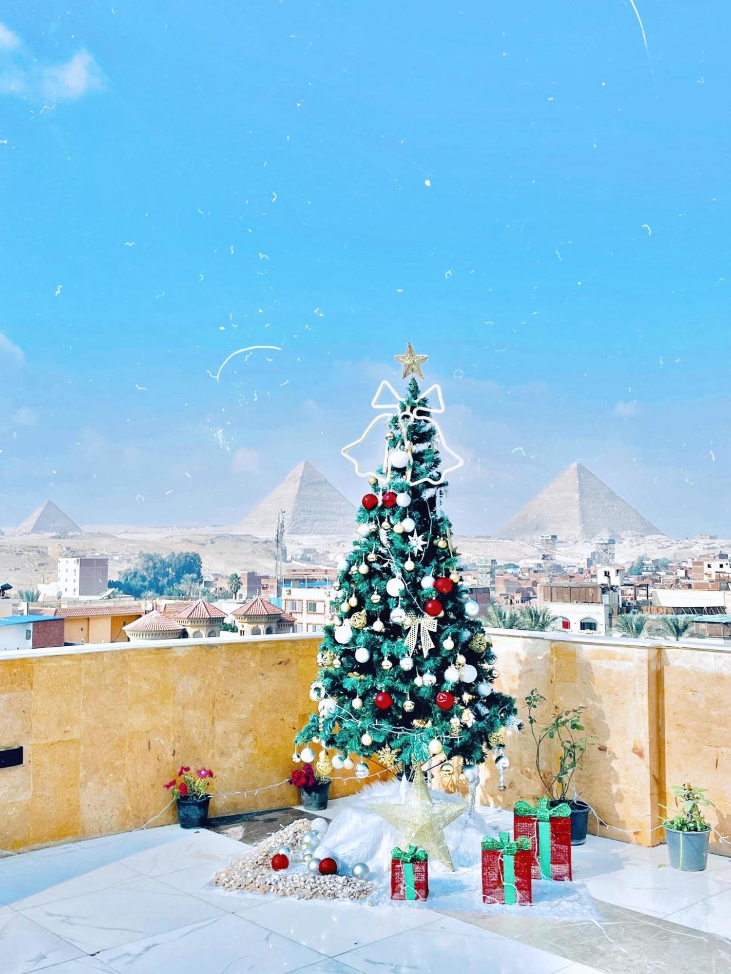 Palm Pyramids View Hotel Kafrat al Jabal ภายนอก รูปภาพ