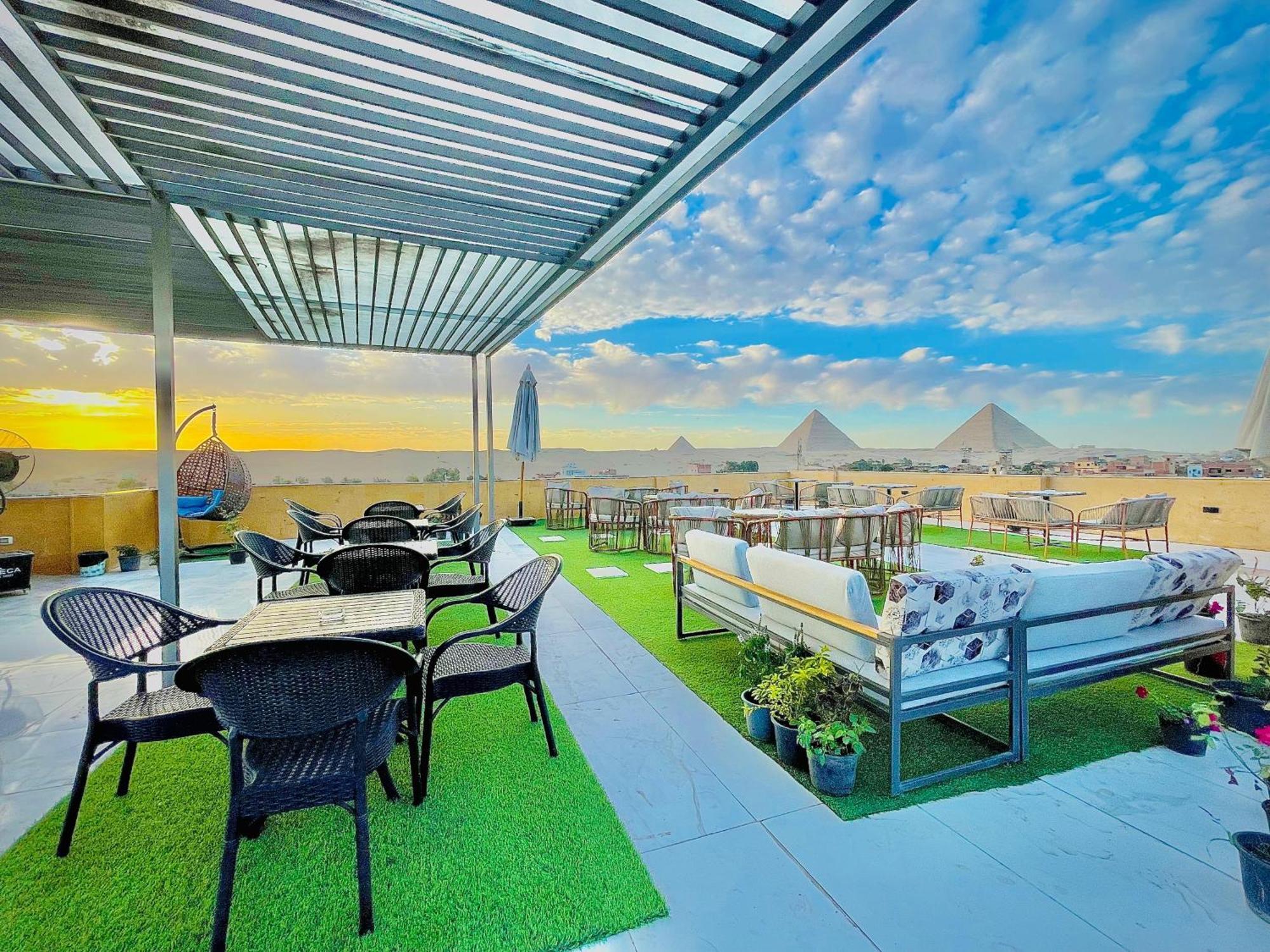 Palm Pyramids View Hotel Kafrat al Jabal ภายนอก รูปภาพ